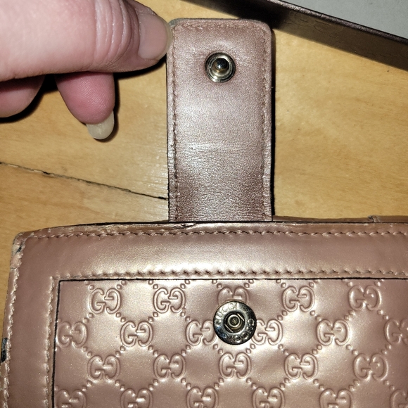 FINAL PRICE GUCCI Wallet In Champagne Color Read Description - Picture 13 of 15